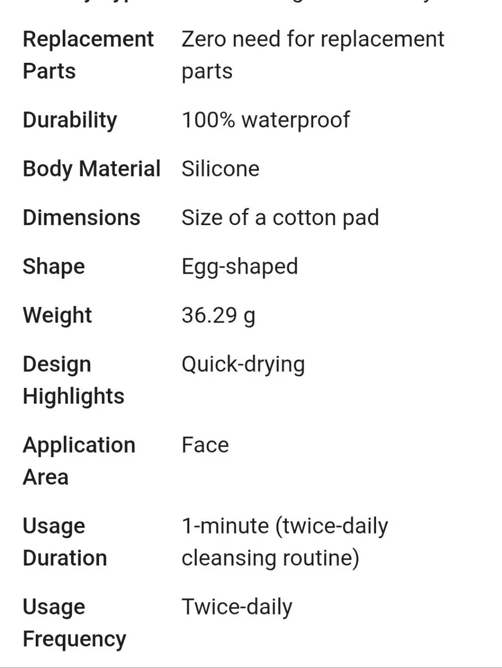FOREO LUNA Play Compact Facial Cleansing Device- Black
